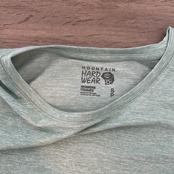 Mountain Hardwear Women’s Sunblocker Short Sleeve Tee Mineral Spring Heather S - Picture 5 of 6